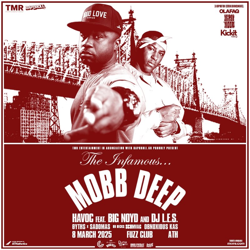 Mobb Deep - 8 March - FUZZ - Insta Post - Sponsors